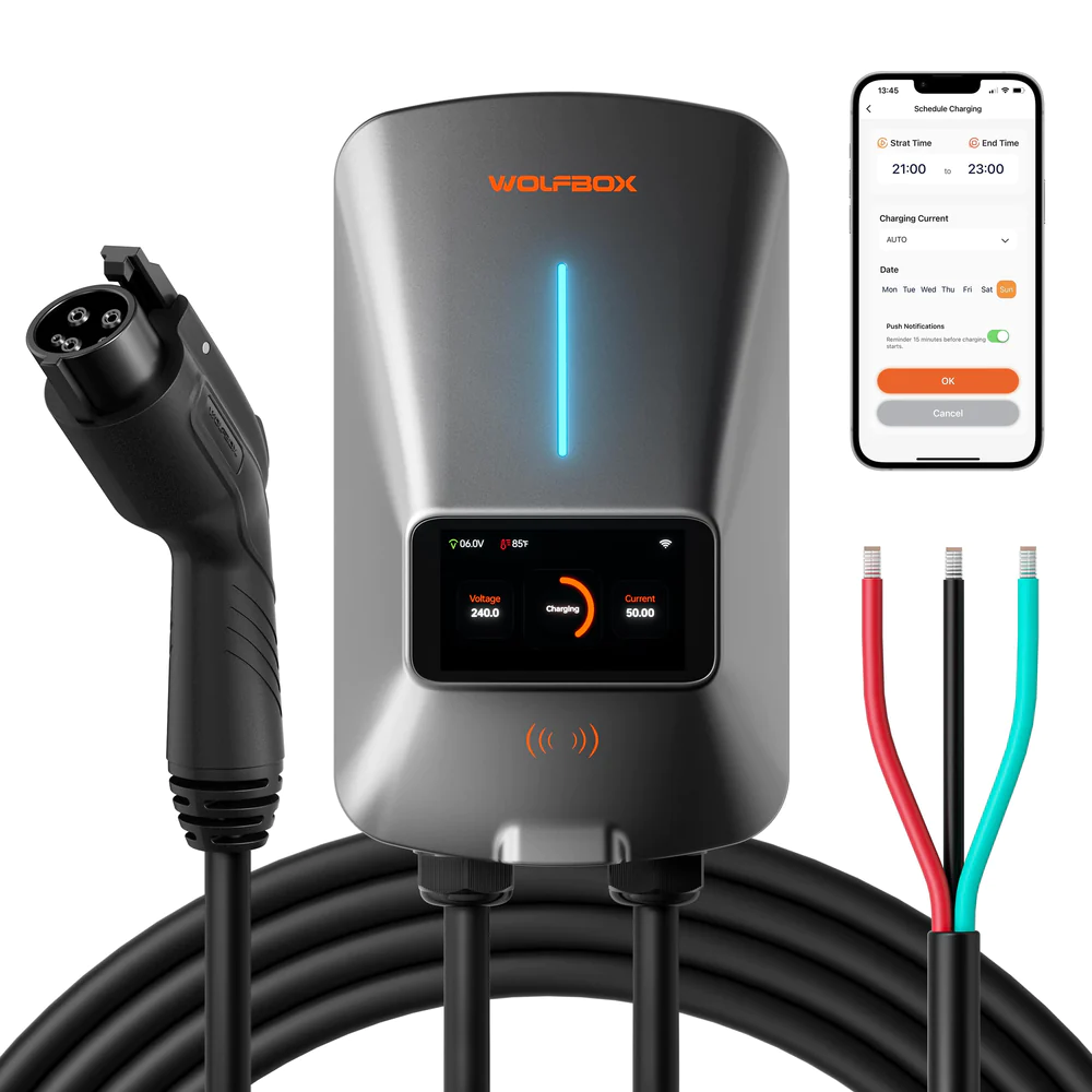 CSA certified wolfbox EV charger