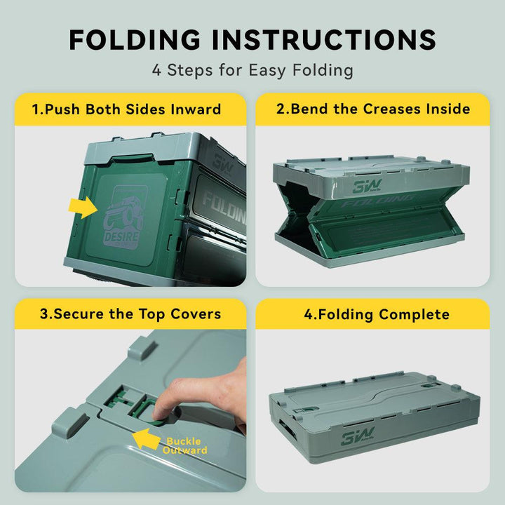 3W 36L Folding Storage Box  3Wliners   