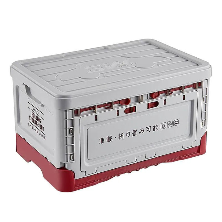 3W 50.5L Folding Storage Box  3Wliners Red  