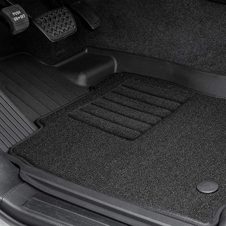 3W Toyota Tundra 2022-2024 Custom Floor Mats CrewMax Cab Only TPE Material & All-Weather Protection Vehicles & Parts 3Wliners   